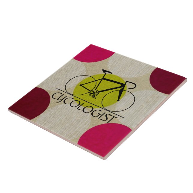 Azulejo cerâmico do Cycologist (Lateral)