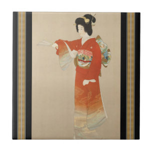 Azulejo cerâmico do Japão