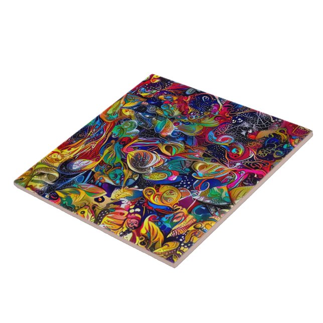 Azulejo cerâmico do Mar de Fairytale (Lateral)