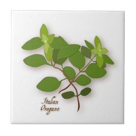 Azulejo cerâmico do Orégano Herb