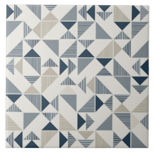 Azulejo cerâmico do triângulo geométrico modern