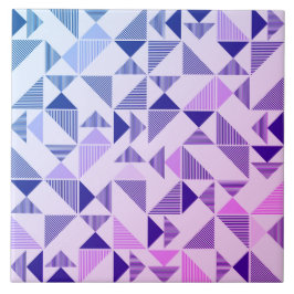 Azulejo cerâmico do triângulo geométrico moderno