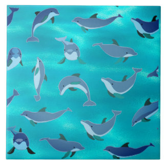 Azulejo cerâmico Dophins