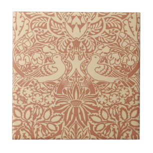 Azulejo cerâmico Dove e Rosa