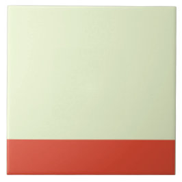 Azulejo cerâmico em duas cores