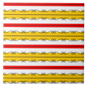 Azulejo cerâmico em Stripe espanhol