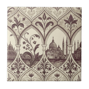 Azulejo Cerâmico Estilo Veneziano   Barroco Italia