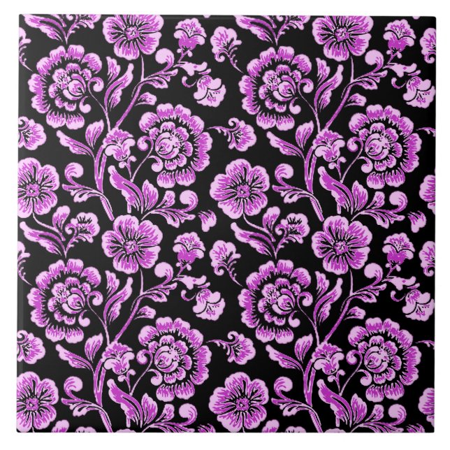 Azulejo Cerâmico Floral (Frente)