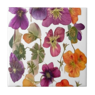 Azulejo cerâmico - Flores Bonito