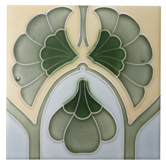 Azulejo cerâmico - Fronteira Floral Antiquada de A (Frente)