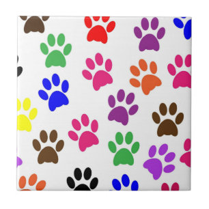 Azulejo cerâmico Gatos de cachorro Imprime cores