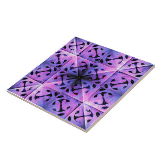 Azulejo Cerâmico Geométrico Abstrato Fragmento Sol