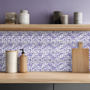 Azulejo Cerâmico Geométrico Lavanda Periwinkle Mod