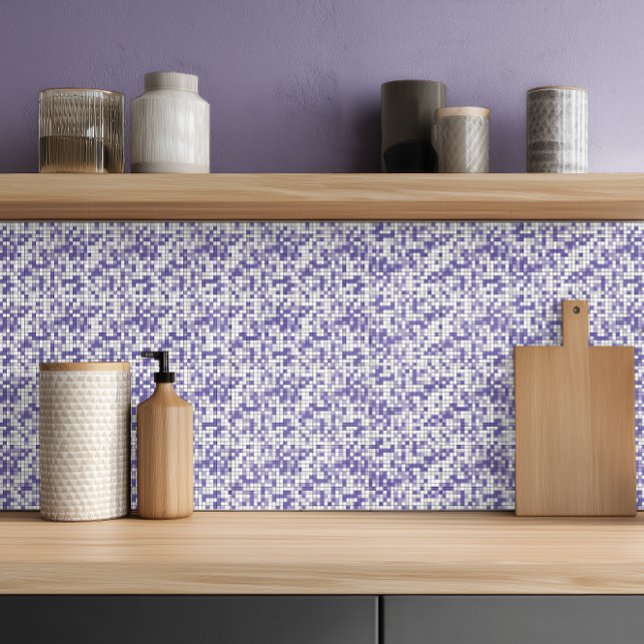 Azulejo Cerâmico Geométrico Lavanda Periwinkle Mod (Criador carregado)
