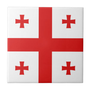 Azulejo Cerâmico Georgia Flag