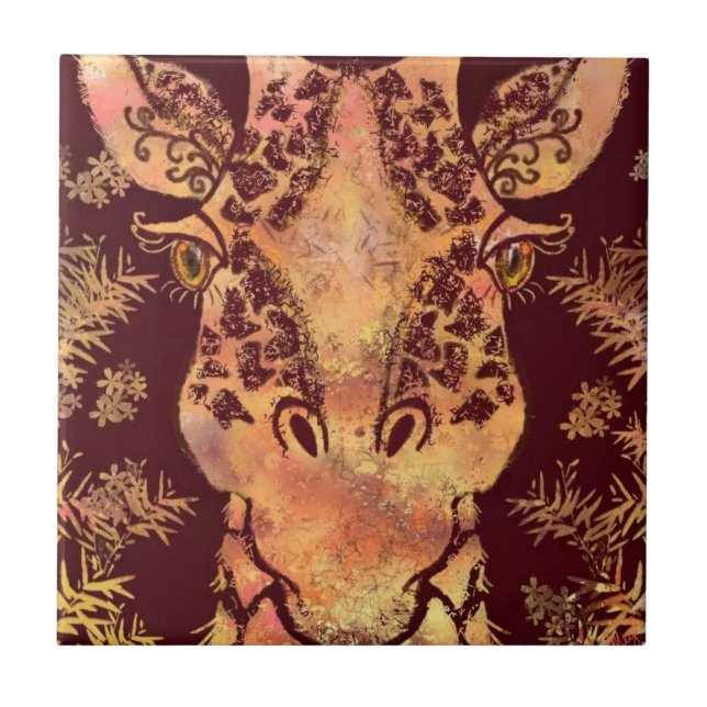 Azulejo Cerâmico Giraffe (Frente)