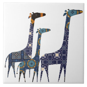 Azulejo Cerâmico Giraffe