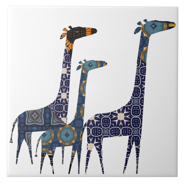 Azulejo Cerâmico Giraffe (Frente)