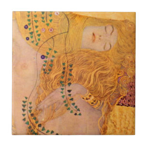Azulejo Cerâmico Gustav Klimt Hydra (Sereia)