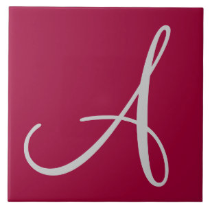 Azulejo cerâmico Hex 990033 Color Number Monogram