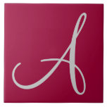 Azulejo cerâmico Hex 990033 Color Number Monograma<br><div class="desc">Azulejo cerâmico Hex 990033 Color Number Monograma</div>