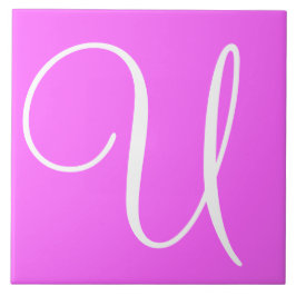 Azulejo cerâmico Hex ff66ff Número de cor Monogram