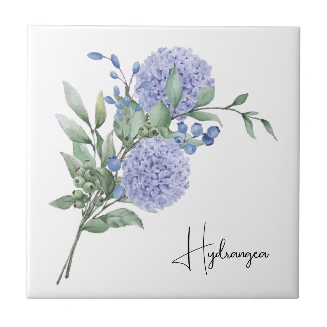 Azulejo cerâmico/Hidrínea Trivet-Floral (Frente)