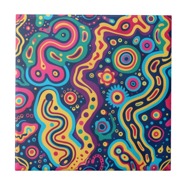 Azulejo Cerâmico Hippie (Frente)