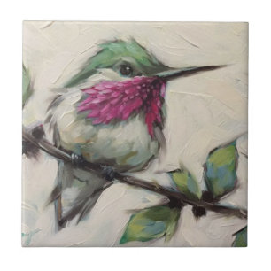 Azulejo cerâmico - Hummingbird