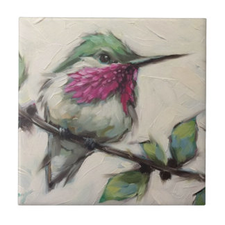Azulejo cerâmico - Hummingbird
