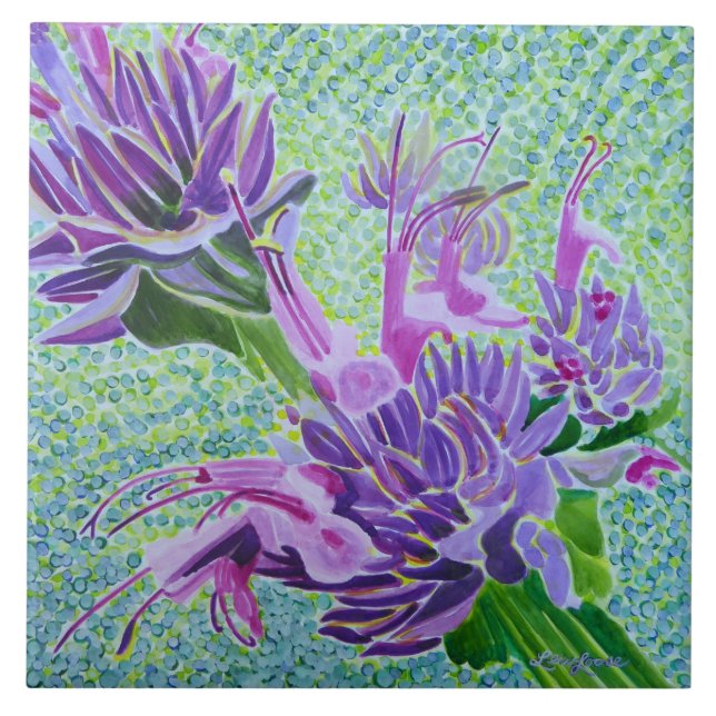 Azulejo Cerâmico Hummingbird Sage (Frente)