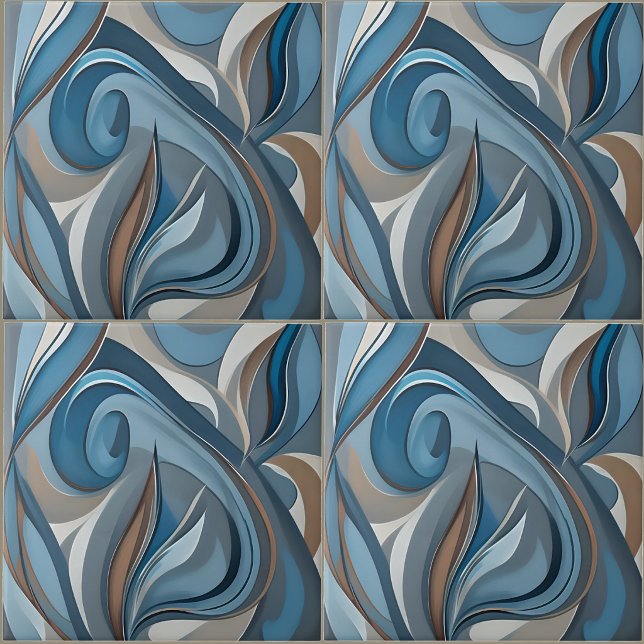 Azulejo Cerâmico Jazzy (Jazzy Ceramic Tile-Four Squared View
)