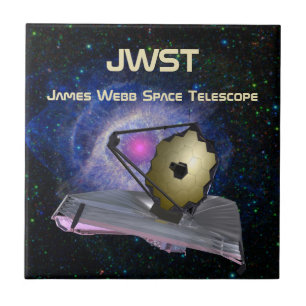 Azulejo Cerâmico JWST do Telescópio Espacial James