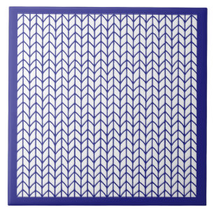 AZULEJO cerâmico KNIT de LINHA AZUL / Azul