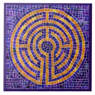 AZULEJO CERÂMICO LABIRINTO 6x6 - Roxo