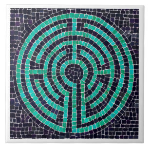 Azulejo Cerâmico LABIRINTO III 6x6 - Branco