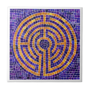 AZULEJO CERÂMICO LABIRINTO MOSAICO 10,8X10,8 CM -