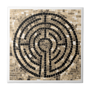 Azulejo Cerâmico LABIRINTO V 4,25x4,25 - Branco