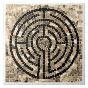 Azulejo Cerâmico LABIRINTO V 6x6 - Branco