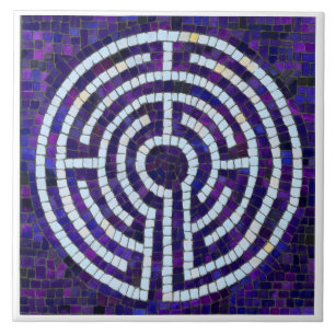 Azulejo Cerâmico LABIRINTO VIII 6x6 - Branco