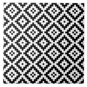 azulejo cerâmico legal de padrão branco-aztec, e