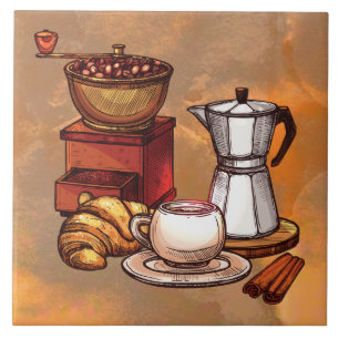 azulejo cerâmico legal para decoração de café