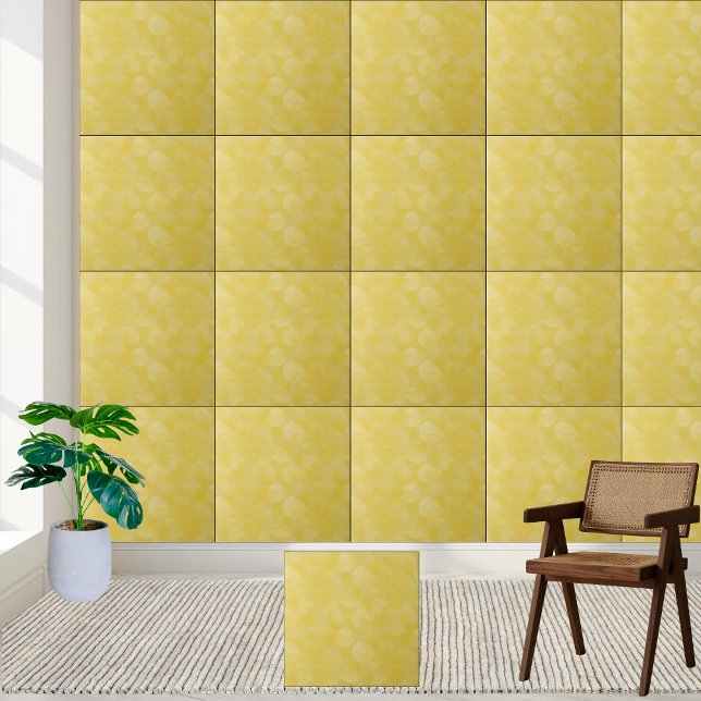 Azulejo cerâmico Lemon Drop Bumbleberry (Lemon Drop Bumbleberries Ceramic Tile)