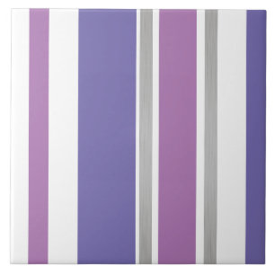 Azulejo Cerâmico - Lilac Com Separação De Prata