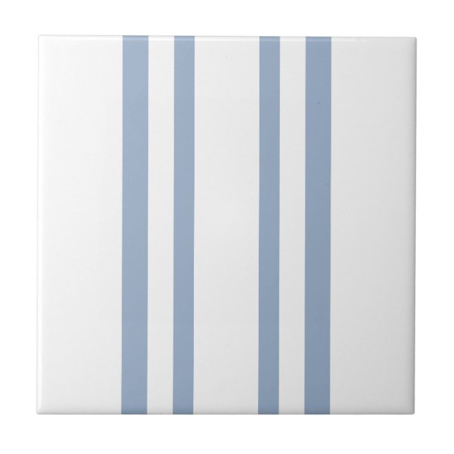 Azulejo Cerâmico Listra Azul e Branco (Frente)