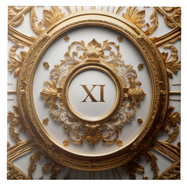 Azulejo cerâmico Luxery Barroco (Frente)