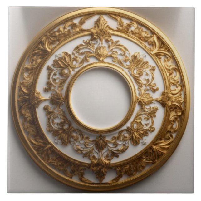 Azulejo cerâmico Luxery Barroco (Frente)