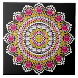 Azulejo Cerâmico Mandala