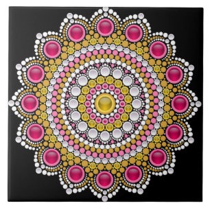 Azulejo Cerâmico Mandala