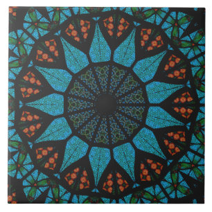 Azulejo Cerâmico Mandala Decorativo